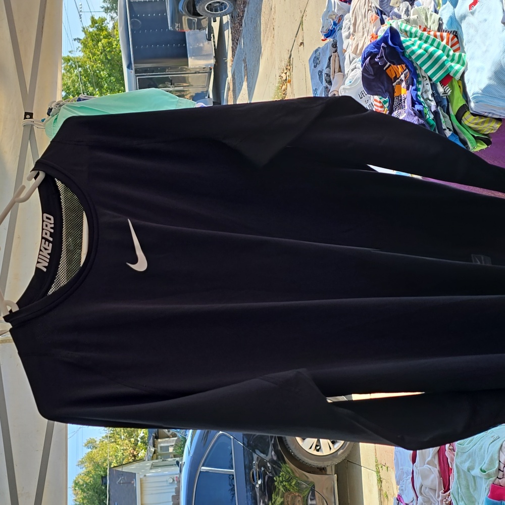Nike Pro Dri-fit Black Performance Top Long Sleeve